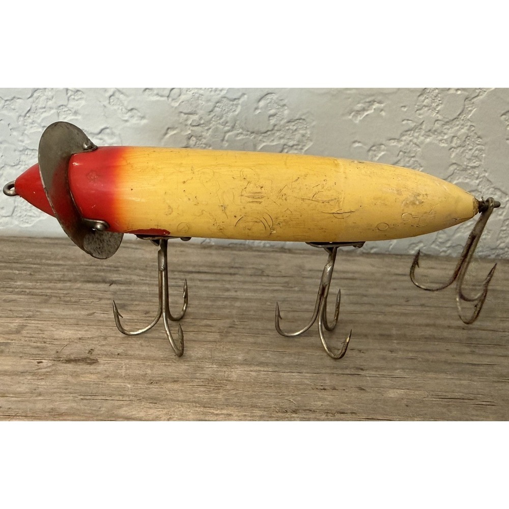 Heddon 200 Surface Minnow, L-Rig, 5" , 1920's